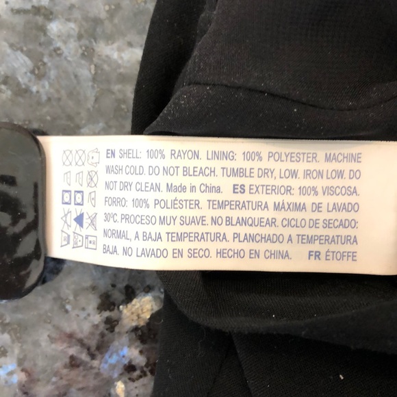 Free flowing black maxi skirt minimalist boho - Picture 5 of 6